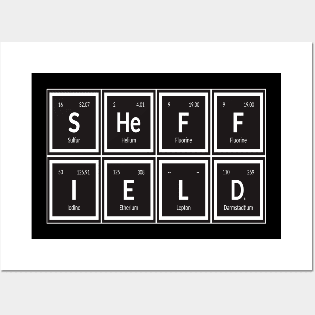 Sheffield | Periodic Table Wall Art by Maozva-DSGN